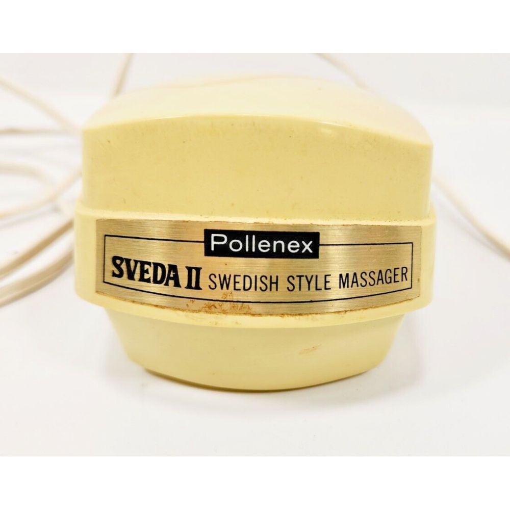 Pollenex Sveda II Swedish Style Massager Model S-180‎ Vintage Retro Tested Works